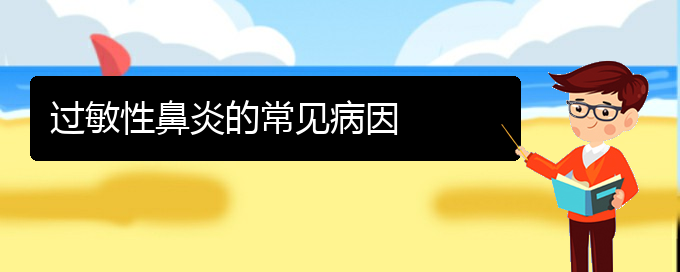 (貴陽哪家醫(yī)院治療過敏性鼻炎厲害)過敏性鼻炎的常見病因(圖1)