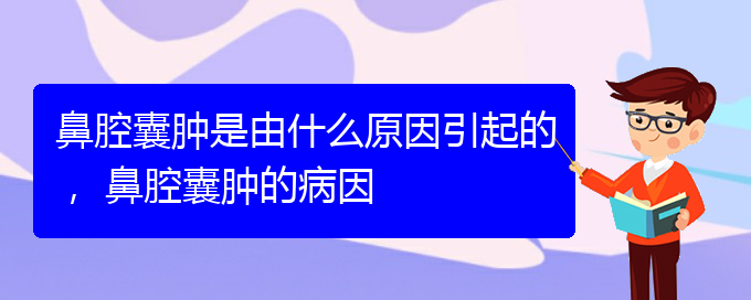 (貴陽(yáng)看鼻腔乳頭狀瘤什么醫(yī)院好)鼻腔囊腫是由什么原因引起的， 鼻腔囊腫的病因(圖1)