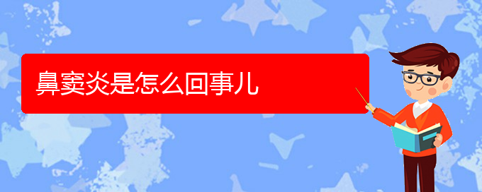 (貴陽哪家醫(yī)院治療鼻竇炎好些)鼻竇炎是怎么回事兒(圖1)