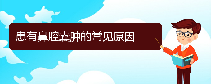 (貴陽看鼻腔腫瘤哪里好)患有鼻腔囊腫的常見原因(圖1)